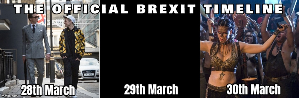 The Official Brexit Timeline | image tagged in brexit,apocalypse,eu,europe | made w/ Imgflip meme maker