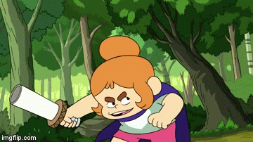 Never underestimate the power of a girls booty | image tagged in gifs,craig of the creek,booty,funny gifs,funny,kelsey bern | made w/ Imgflip video-to-gif maker