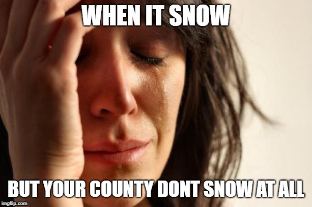 when your county dont really snow | WHEN IT SNOW; BUT YOUR COUNTY DONT SNOW AT ALL | image tagged in memes,and everybody loses their minds | made w/ Imgflip meme maker