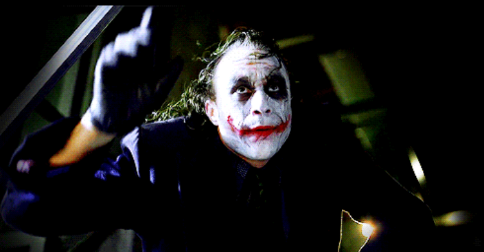 High Quality Heath Ledger Joker Here We Go Blank Meme Template