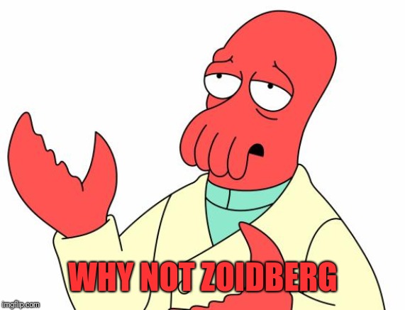 Futurama Zoidberg Meme | WHY NOT ZOIDBERG | image tagged in memes,futurama zoidberg | made w/ Imgflip meme maker