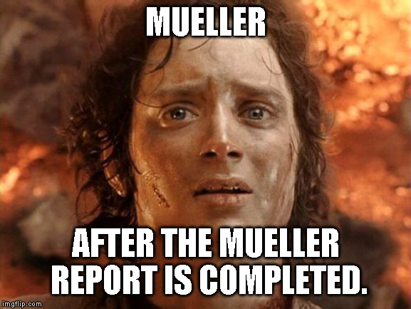 It's Finally Over Meme | MUELLER; AFTER THE MUELLER REPORT IS COMPLETED. | image tagged in memes,its finally over | made w/ Imgflip meme maker