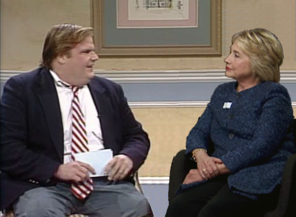 Farley and Hillary Blank Meme Template