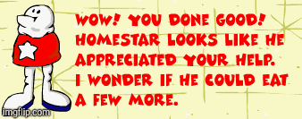 Fat Homestar! | image tagged in gifs,fat | made w/ Imgflip images-to-gif maker