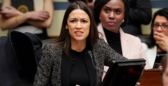 High Quality confused aoc Blank Meme Template