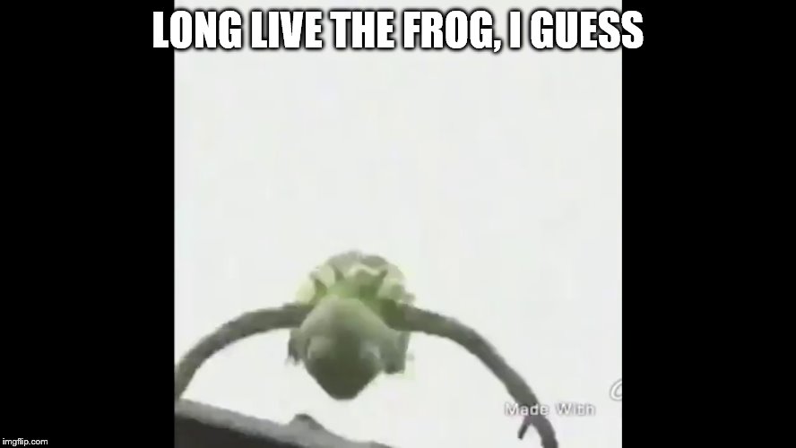 LONG LIVE THE FROG, I GUESS | made w/ Imgflip meme maker