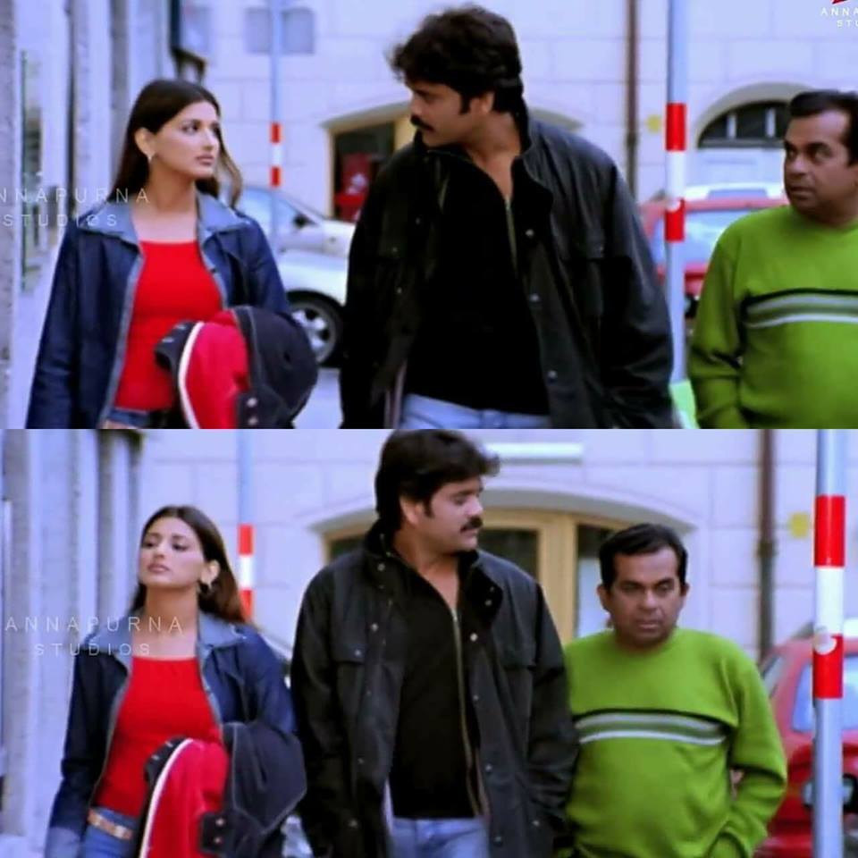 Manmadhudu nagarjuna brahmanandam Blank Meme Template