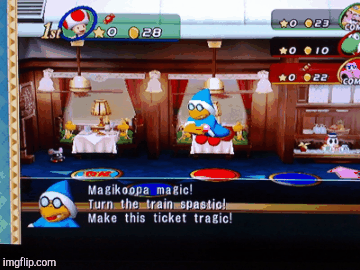 Mario Party 8 UK Fail | image tagged in gifs,mario party | made w/ Imgflip images-to-gif maker