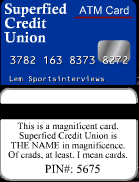 Superfied Credit Union  | image tagged in gifs,credit card | made w/ Imgflip images-to-gif maker