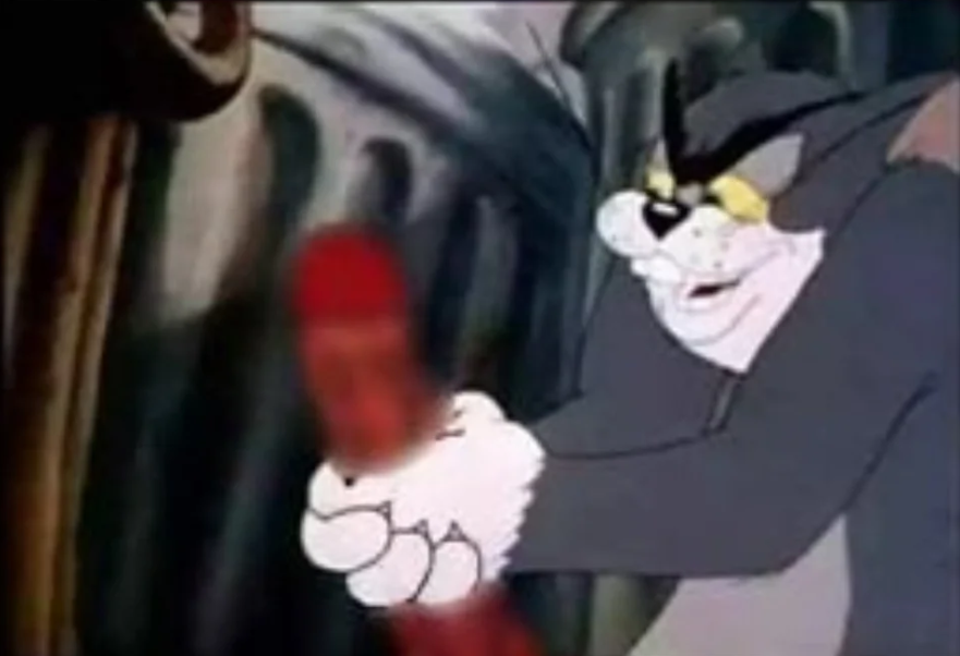 Masturbating Tom Blank Meme Template