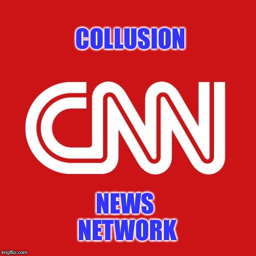 Proven to be fake news. | COLLUSION; NEWS NETWORK | image tagged in cnn | made w/ Imgflip meme maker
