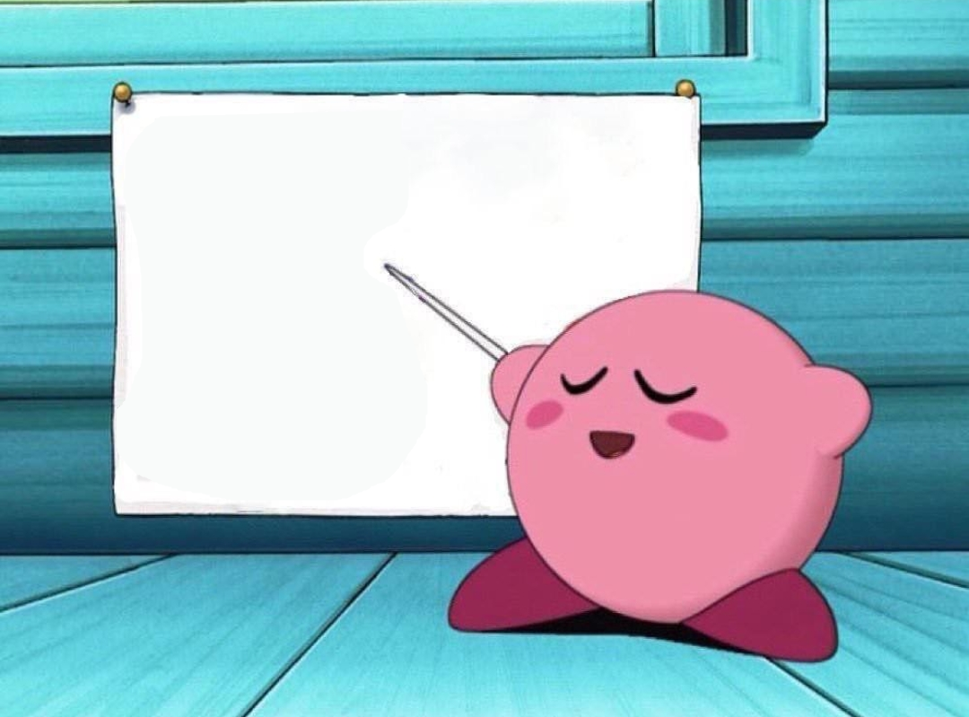 Kirby Blank Meme Template