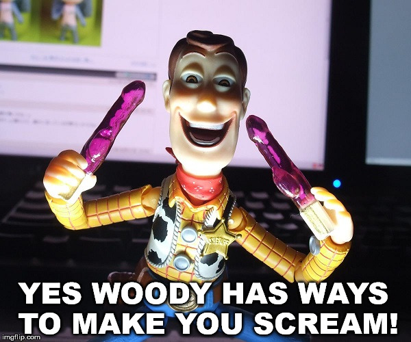 Toy Story 5, Woody helps his former kids achieve happiness | YES WOODY HAS WAYS TO MAKE YOU SCREAM! | image tagged in toy story,woody,epic movie,crazy | made w/ Imgflip meme maker