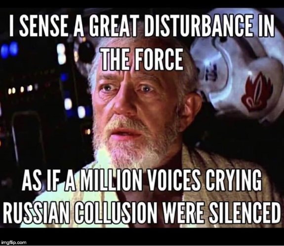 The media was wrong, like usual. | image tagged in trump russia collusion,obi wan kenobi | made w/ Imgflip meme maker
