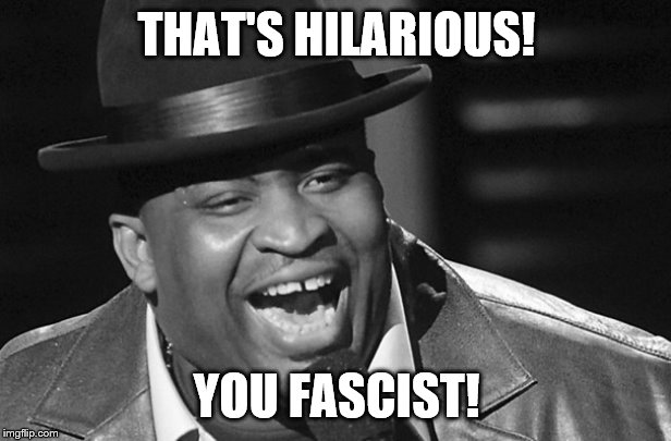 THAT'S HILARIOUS! YOU FASCIST! | made w/ Imgflip meme maker