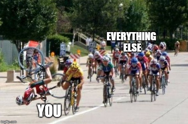 EVERYTHING ELSE; YOU | image tagged in funny | made w/ Imgflip meme maker