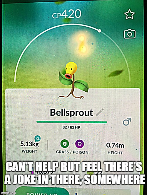  CAN'T HELP BUT FEEL THERE'S A JOKE IN THERE, SOMEWHERE | image tagged in 420,bellsprout,pokemon,drug | made w/ Imgflip meme maker