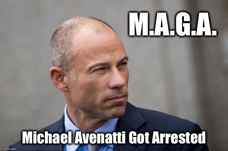 Big mouth loser | M.A.G.A. Michael Avenatti Got Arrested | image tagged in michael avenatti,trump,stormy daniels,jail | made w/ Imgflip meme maker