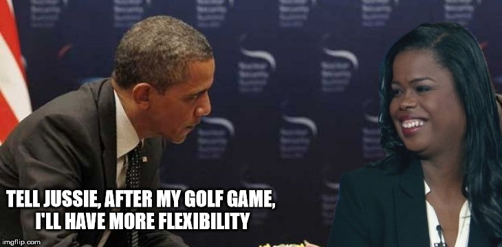 TELL JUSSIE, AFTER MY GOLF GAME,          I'LL HAVE MORE FLEXIBILITY | made w/ Imgflip meme maker