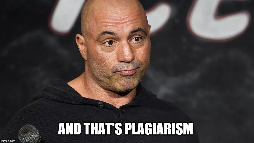 AND THAT'S PLAGIARISM | made w/ Imgflip meme maker