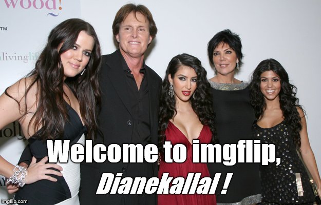 Jenner Christmas | Welcome to imgflip, Dianekallal ! | image tagged in jenner christmas | made w/ Imgflip meme maker