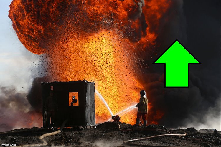 burning oil well Qayyara, Iraq | image tagged in burning oil well qayyara iraq | made w/ Imgflip meme maker