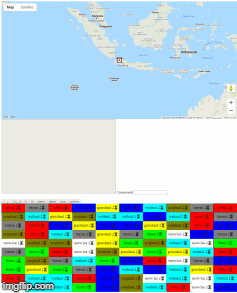 text-adventure game played on a real world map