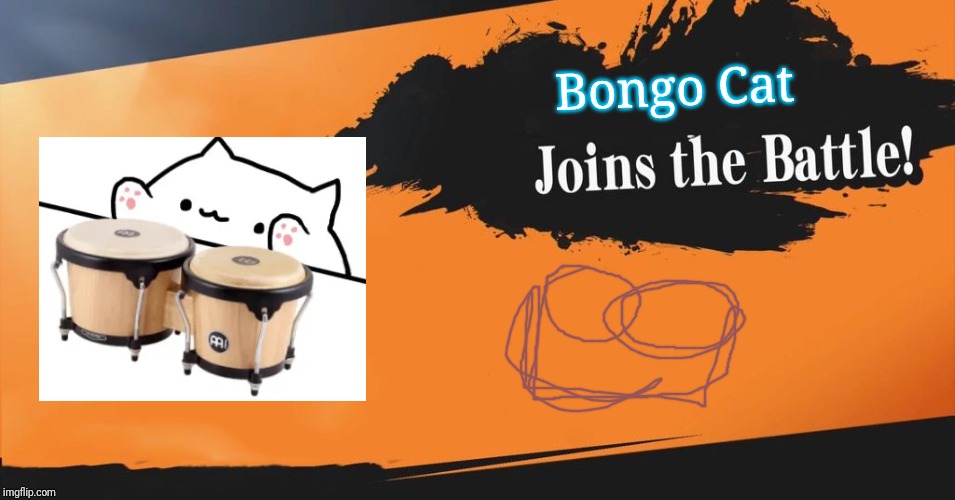 Smash Bros. | Bongo Cat | image tagged in smash bros | made w/ Imgflip meme maker