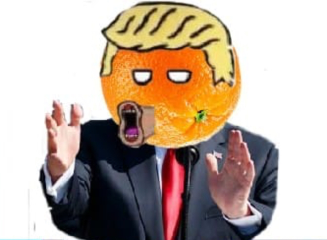 Orange Man Blank Meme Template