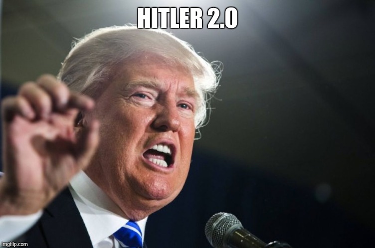 donald trump | HITLER 2.0 | image tagged in donald trump | made w/ Imgflip meme maker