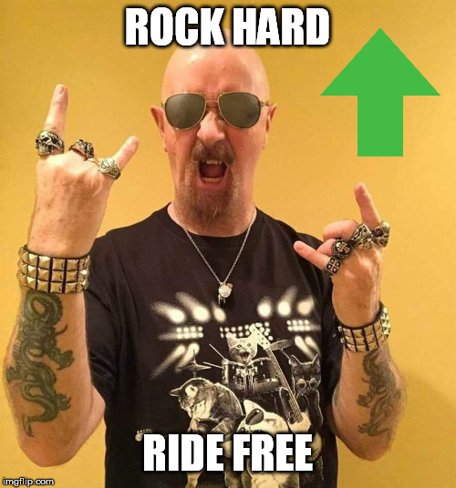 ROCK HARD RIDE FREE | made w/ Imgflip meme maker