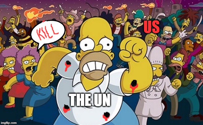 my opinion on article 13 | US; THE UN | image tagged in article 13 | made w/ Imgflip meme maker