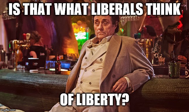 IS THAT WHAT LIBERALS THINK OF LIBERTY? | made w/ Imgflip meme maker