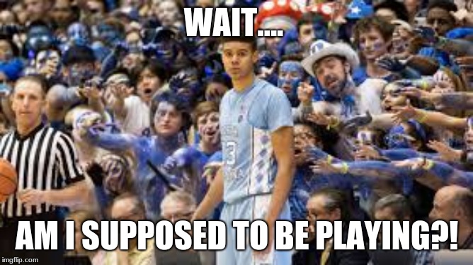 Confused | WAIT.... AM I SUPPOSED TO BE PLAYING?! | image tagged in confused | made w/ Imgflip meme maker