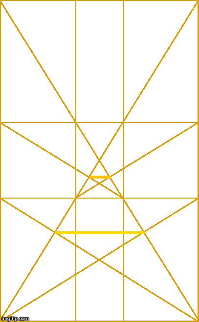 Golden Ratio Grid | image tagged in the golden ratio,angles,geometry,grid | made w/ Imgflip meme maker