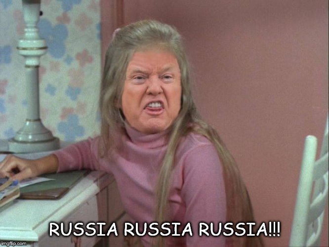 RUSSIA RUSSIA RUSSIA!!! | image tagged in trump,russia,collusion,democrat,republican | made w/ Imgflip meme maker