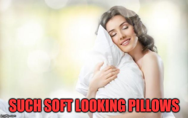 I love big soft pillows | SUCH SOFT LOOKING PILLOWS | image tagged in soft pillow | made w/ Imgflip meme maker