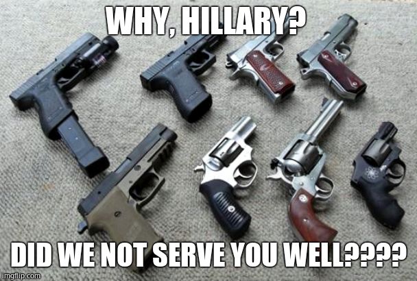 WHY, HILLARY? DID WE NOT SERVE YOU WELL???? | made w/ Imgflip meme maker