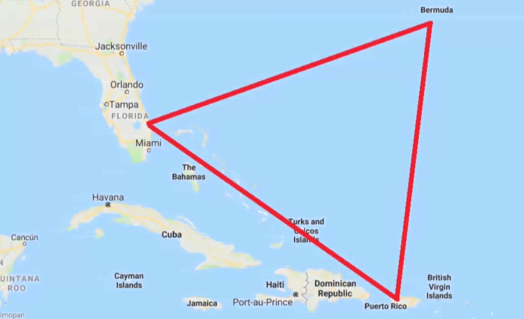 Bermuda Triangle Blank Meme Template