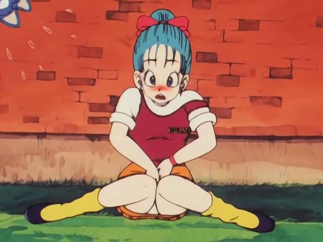 Embarrassed Bulma Blank Meme Template