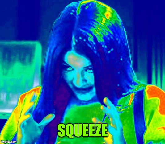 Heat Mima | SQUEEZE | image tagged in heat mima | made w/ Imgflip meme maker