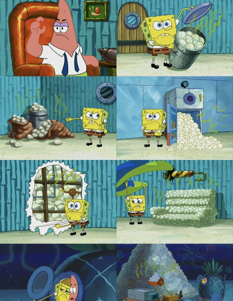 High Quality Spongebob diapers Blank Meme Template