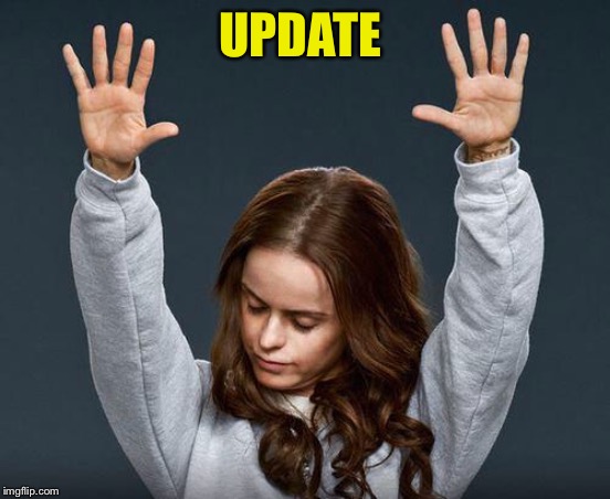 Praise the lord | UPDATE | image tagged in praise the lord | made w/ Imgflip meme maker