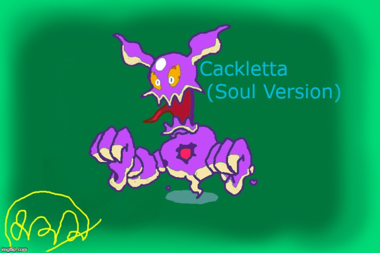 My drawing of Cackletta | image tagged in super mario | made w/ Imgflip meme maker