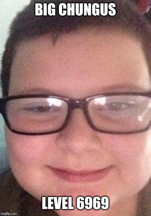 BIG CHUNGUS; LEVEL 6969 | image tagged in big chungus | made w/ Imgflip meme maker