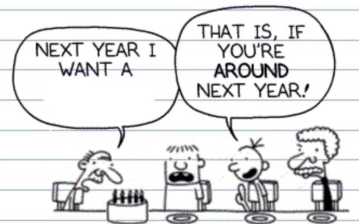 Next year I want a Blank Meme Template