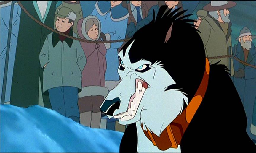Steele from Balto Showing off Teeth and Piss-off Blank Meme Template