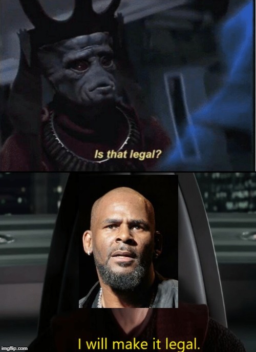 image tagged in r kelly,star wars,palpatine | made w/ Imgflip meme maker