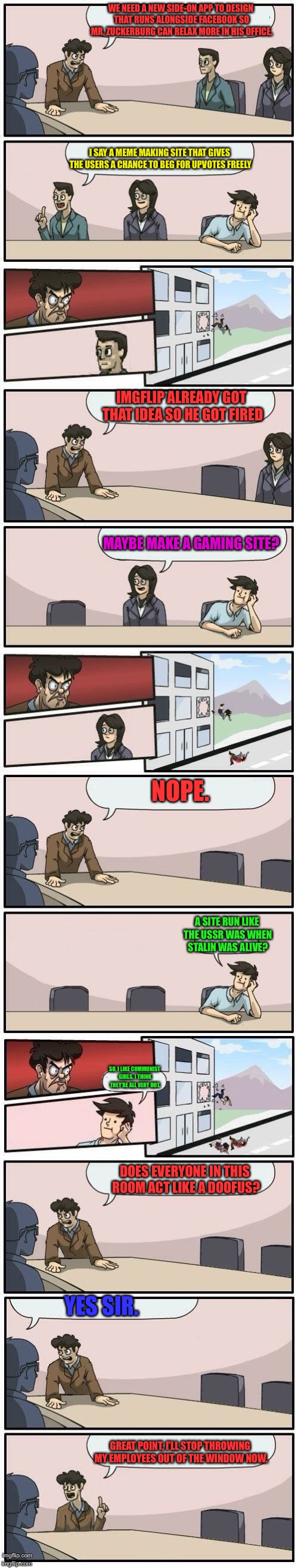 office meeting meme template