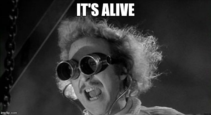 It's alive | IT'S ALIVE | image tagged in it's alive | made w/ Imgflip meme maker